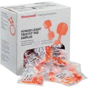 Honeywell Howard Leight TrustFit™ Pod Push-In Foam Earplugs - 100/PK (1587372654627)