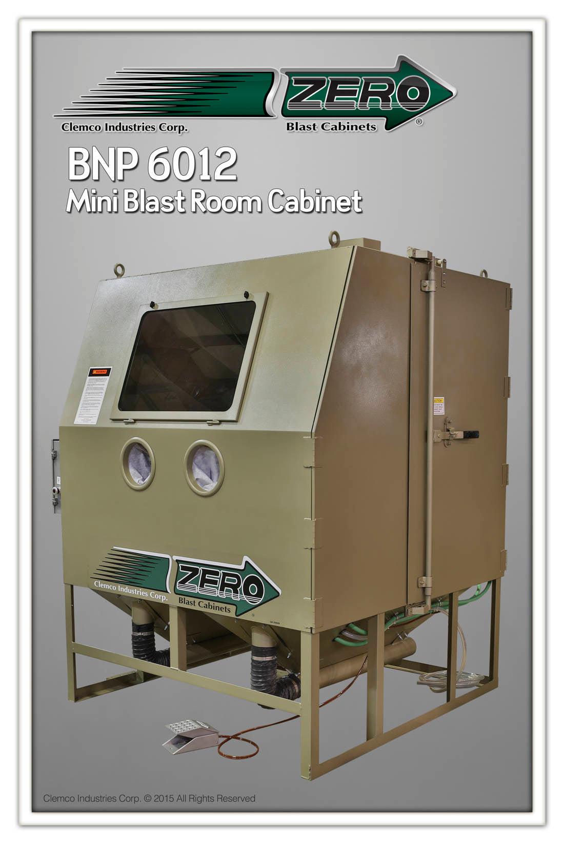 Clemco Mini BNP 6012 & 7212 Pressure Blast Cabinets BNP-6012P-900 RPH- clemco-mini-bnp-6012-7212-pressure-blast-cabinets-bnp-6012p-900-rph