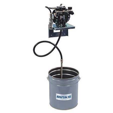 BINKS DX70 Bare Diaphragm Pump - Wall Mount (Pail not included)