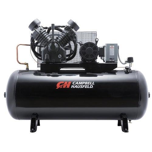 Campbell Hausfeld 120 Gallon 2 Stage - 3 Phase Horizontal Compressor - 10 HP