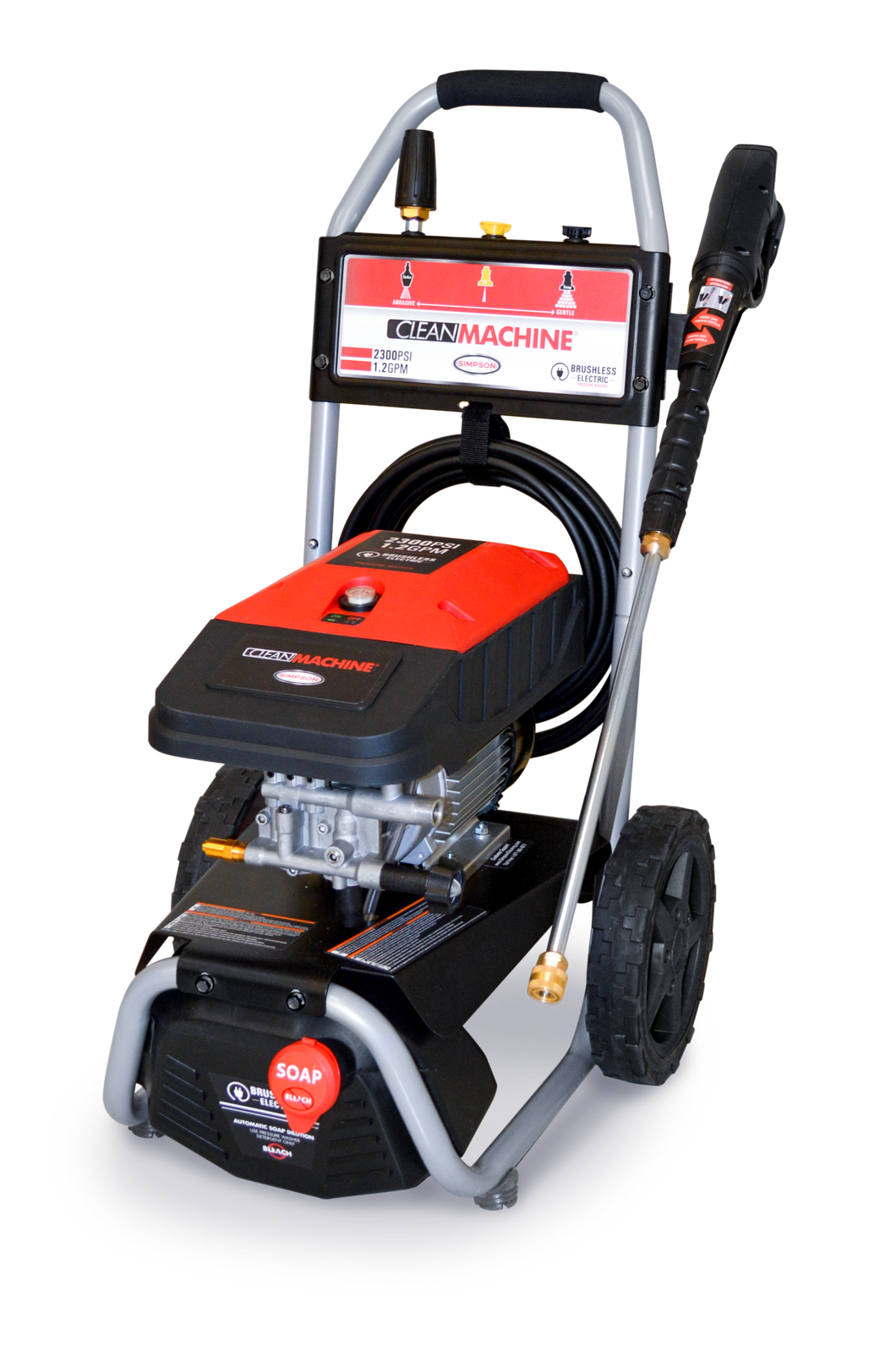 2300 PSI 1.2 GPM Cold Water Direct Drive Gas Pressure Washer by SIMP