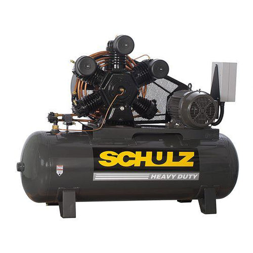 Schulz of America 20120HWV80X-3 Heavy Duty W & V-Series 175 PSI 2-Stage Basic Horizontal Air Compressor