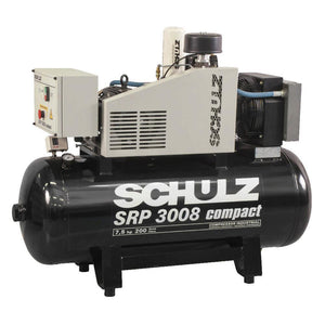 Schulz of America SRP-3008 125 PSI @ 25 CFM 208-230V COMPACT-3 Compact Series Rotary Screw Air Compressor