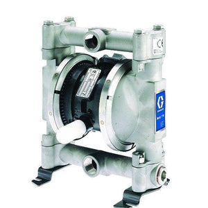Graco D5D311 Husky 716 SS Air Operated Double Diaphragm Metal Pump with BSP Standard Air Valve, SS Seat, PTFE Ball, & PTFE Diaphragm