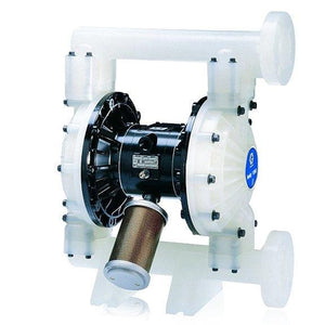 Graco Husky 1590 - 100 GPM - Polypropylene (1-1/2" NPT) Standard Pump, Aluminum Center Section, S/S Seats, Hardened S/S Balls & Buna-N Diaphragm