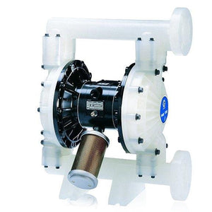 Graco Husky 1590 - 100 GPM - Polypropylene Air Operated Double Diaphragm Plastic Pump, SS/Buna-N/PTFE/EPDM Two-Piece