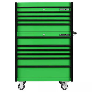 Extreme Tools® DX Series 41"W x25"D 4 Drawer Top Chest & 6 Drawer Roller Cabinet Combo