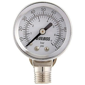 DeVilbiss Air Adjusting Valve and Gauge (100 PSI) (1587684999203)