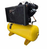 EMAX Industrial Plus 20HP  208-230/460V 3-Phase 2-Stage 120 gal. Horizontal Stationary Electric Air Compressor