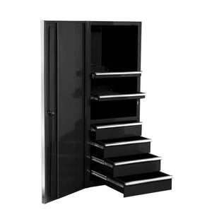 Extreme Tools® EX Series 24"W x 30"D 4 Drawer and 3 Shelf Professional Side Cabinet 300 lbs Slides