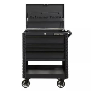 Extreme Tools® EX Series 33" 4 Drawer Deluxe Tool Cart w/ Bumpers