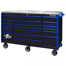 Load image into Gallery viewer, Extreme Tools® EXQ Series 72&quot;W x 30&quot;D 17 Drawer Professional Triple Bank Roller Cabinets