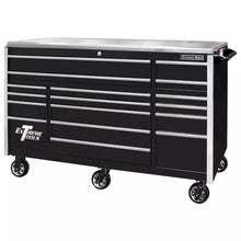 Load image into Gallery viewer, Extreme Tools® EXQ Series 72&quot;W x 30&quot;D 17 Drawer Professional Triple Bank Roller Cabinets