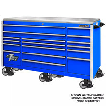 Load image into Gallery viewer, Extreme Tools® EXQ Series 72&quot;W x 30&quot;D 17 Drawer Professional Triple Bank Roller Cabinets