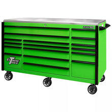 Load image into Gallery viewer, Extreme Tools® EXQ Series 72&quot;W x 30&quot;D 17 Drawer Professional Triple Bank Roller Cabinets