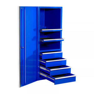 Extreme Tools® EXQ Series 24"W x 30"D 4 Drawer and 3 Shelf Professional Side Cabinets