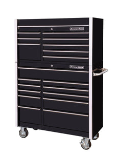 Extreme Tools® RX Series 41" 8 Drawer Top Chest & 11 Drawer Roller Cabinet Combo
