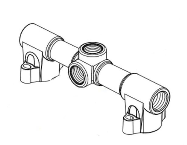 Wagner Delivery Manifold for Zip 80 Finishing Diaphragm Pump (F187.01C)
