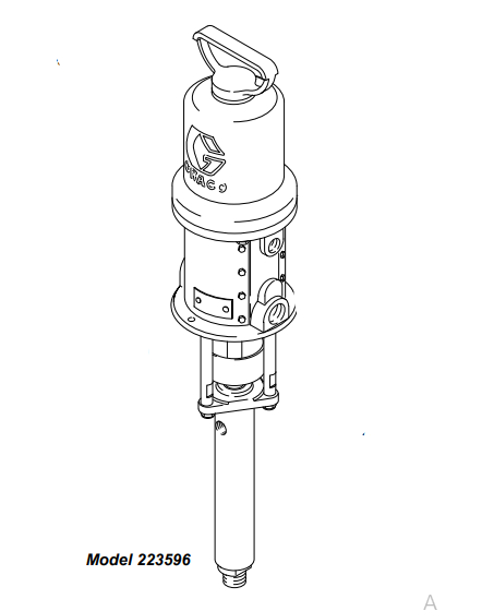 Graco 223595 - Carbon Steel Severe–Duty Displacement Pump Assembly