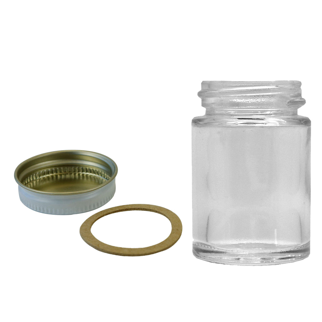 Paasche 1 oz. Plain Jar, Cover & Gasket