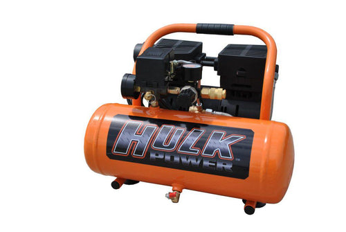 EMAX 90 PSI @ 2.54 CFM 1HP 2 gal, Hulk Silent Air Portable Air Compressor