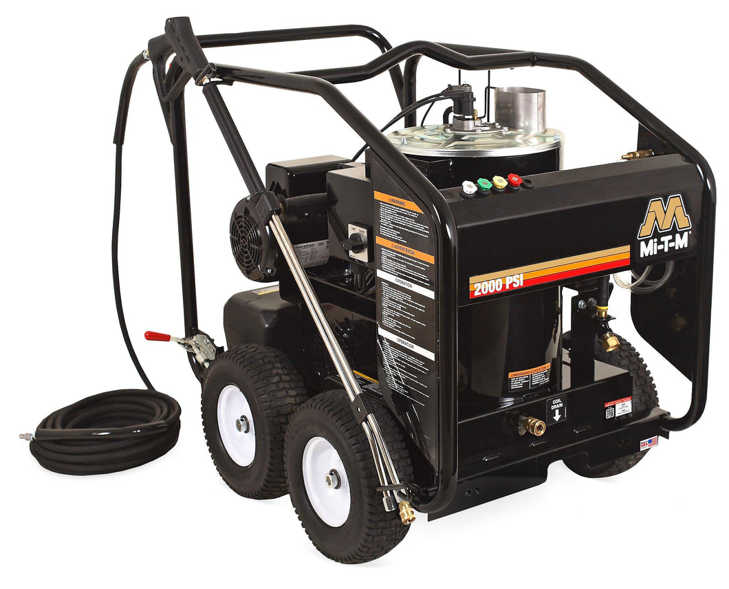 Mi-T-M HSE Series 2000 PSI @ 2.8 GPM Direct Drive Hot Water Electric Pressure Washer
