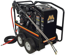 Load image into Gallery viewer, Mi-T-M 3500 PSI @ 3.3 GPM Direct Drive 389cc Honda GX390 OHV AR Pump Hot Water Pressure Washer - (49-State)