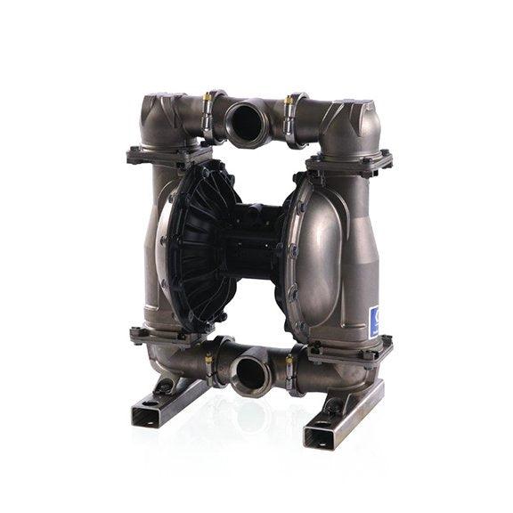 Graco Husky 3300 - 300 GPM - Air-Operated Diaphragm Pump S Stainless Steel • P01G Polypropylene Overmolded Diaphragms • S5-1 Stainless Steel, Center Flange
