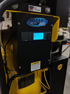 EMAX Industrial Plus Silent 7.5HP 80 gal. Variable Speed Single/Three Phase 208/230 Volt Smart Air compressor w/ Pressure Lube Pump & Cooling Radiator