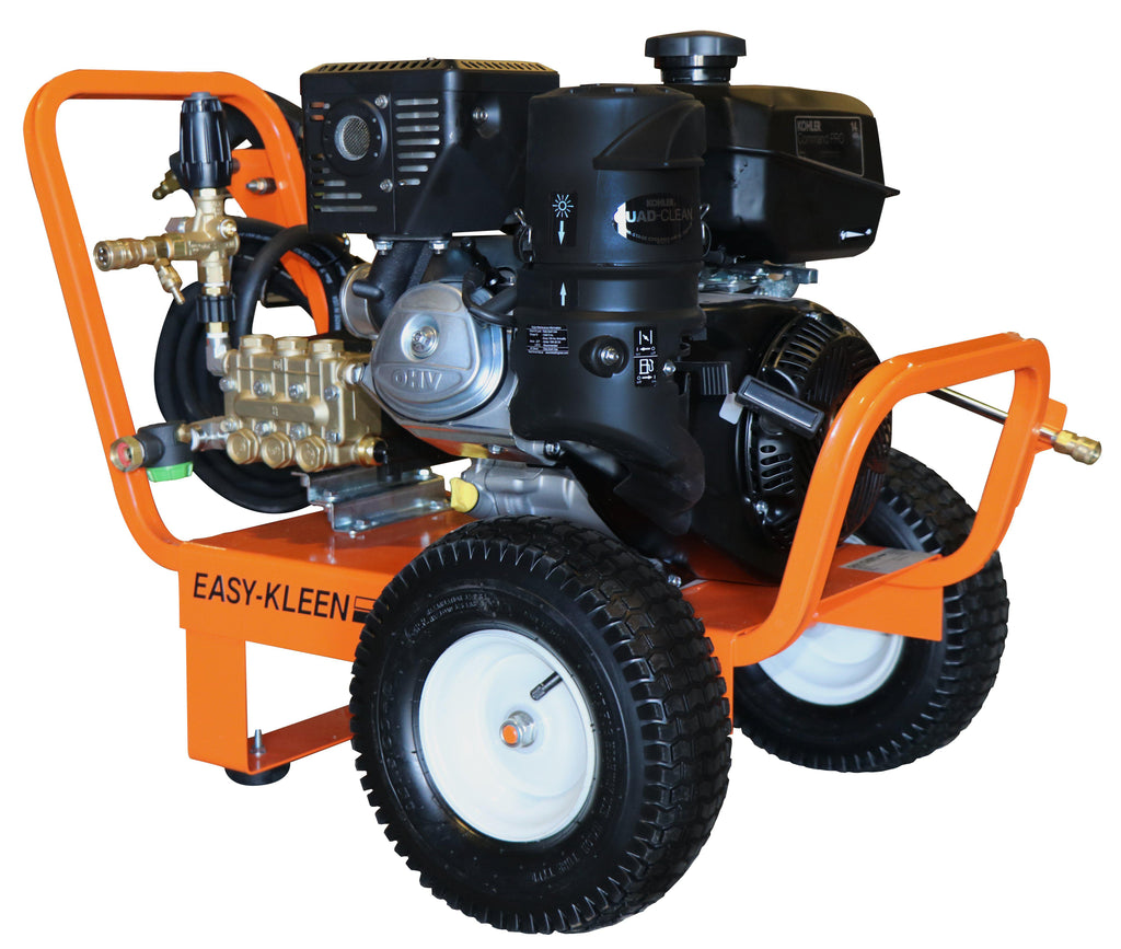 Easy-Kleen Industrial 3000 PSI @ 4.0 GPM Gearbox/Belt Drive General Triplex Plunger 13HP Honda Engine Cold Gasoline Pressure Washer