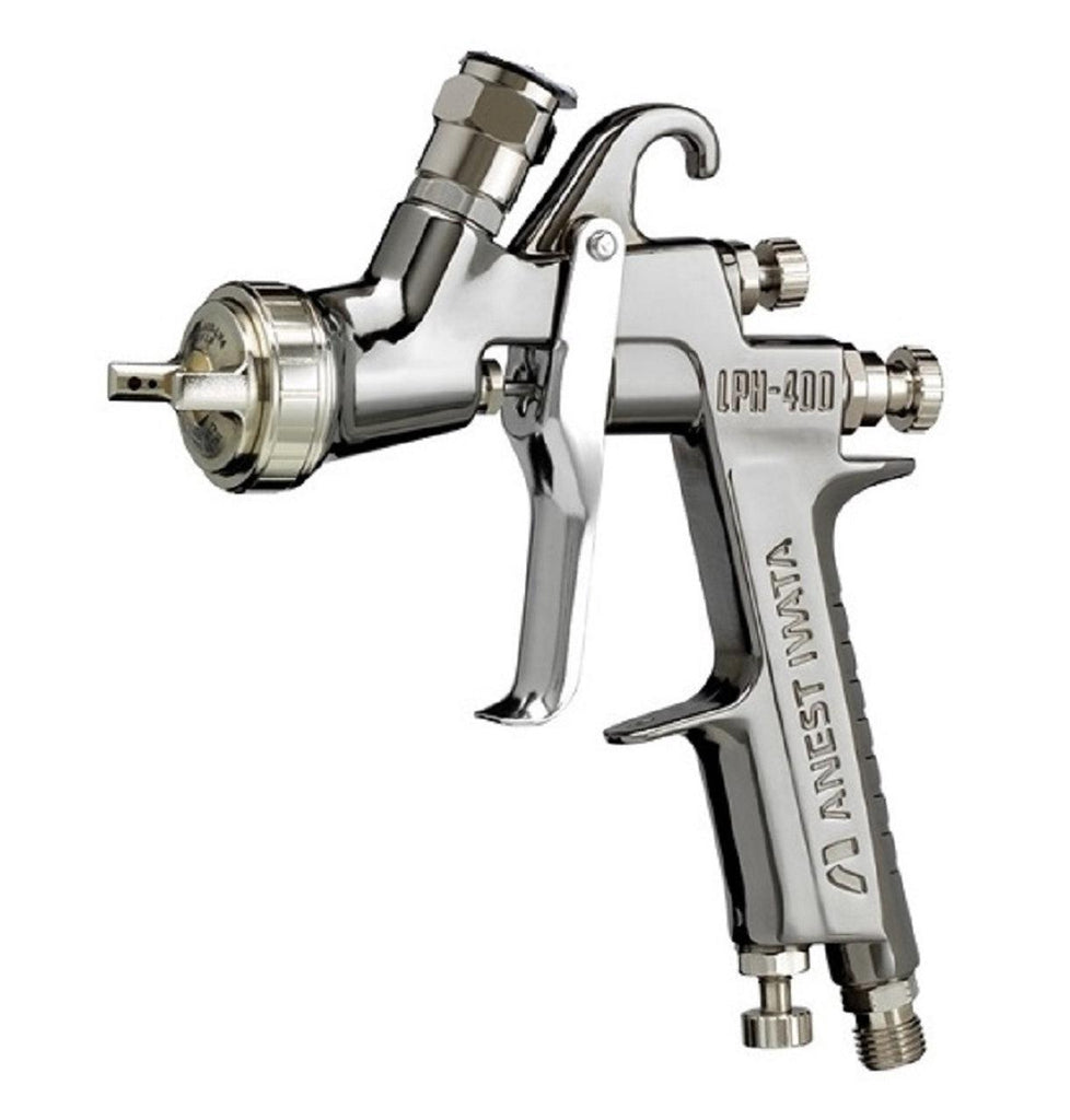 IWATA LPH400-124LV Gravity Feed HVLP Spray Gun - Gun Only