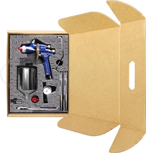 C.A Technologies Jaguar SLP HVLP (Fine Finish - Stainless Low Pressure) Gravity Feed Spray Gun - CatPack - Wood