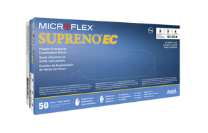 Ansell Microflex SEC-375 Supreno EC Powder-Free Exam Glove - 50Pr/Bx