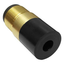 Load image into Gallery viewer, Pirate Brand Poly Jacket 1-1/4&quot; Brass Thread 1&quot;Entry 3/16&quot; Bore Short Straight Bore Tungsten Carbide Nozzle