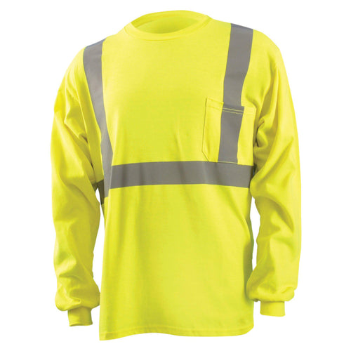 OccuNomix FR-TM2212 Type R Class 2 Long Sleeve FR Safety T-Shirt - 1/EA