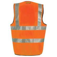 Load image into Gallery viewer, OccuNomix LUX-SSFULLG Type R Class 2 Premium Solid Dual Stripe Safety Vest - Orange - 1/EA