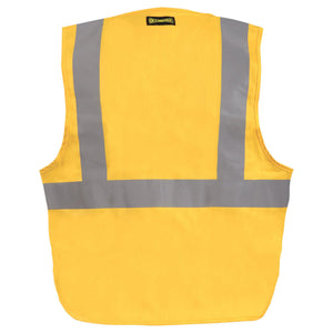 OccuNomix LUX-XSGFR Non ANSI Self Extinguishing Cotton Safety Vest -1/EA