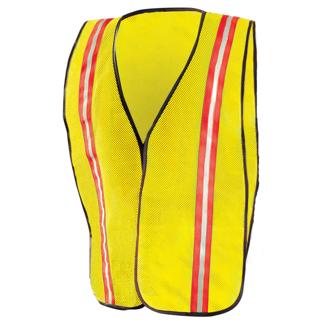 OccuNomix LUX-XTTM Non ANSI Two-Tone Mesh Safety Vest - Yellow/Lime - 1/EA
