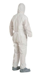 DuPont™ ProShield® 10 Coveralls (Attached Hood and Boots, Elastic Wrists) - 3XLarge/White - 25/Pack