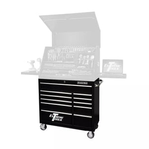 Extreme Tools® PWS Series 41" 11 Drawer 24" Deep Roller Cabinets Textured