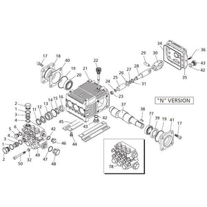 Annovi Reverberi - RK1114N 2.9GPM/2000PSI/1450RPM Pump