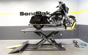 RANGER RML-1500XL (5150605) Deluxe Extended Motorcycle Lift Platform with Front Wheel Vise