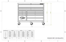 Load image into Gallery viewer, Extreme Tools® GearWrench GW Series 55&quot; 12 Drawer Roller Cabinets