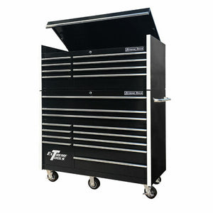 Extreme Tools® RX Series 55" 8 Drawer Top Chest 12 Drawer Roller Cabinet Combo