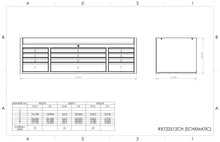 Load image into Gallery viewer, Extreme Tools® GearWrench GW Series 72&quot; 12 Drawer Chests