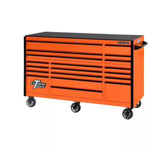 Extreme Tools® RX Series 72"W x 30"D 19 Drawer Roller Cabinet - 250 lbs Slides