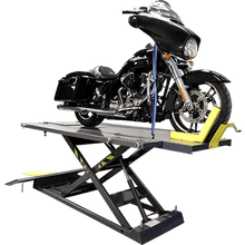 Load image into Gallery viewer, RANGER RML-1500XL (5150605) Deluxe Extended Motorcycle Lift Platform with Front Wheel Vise