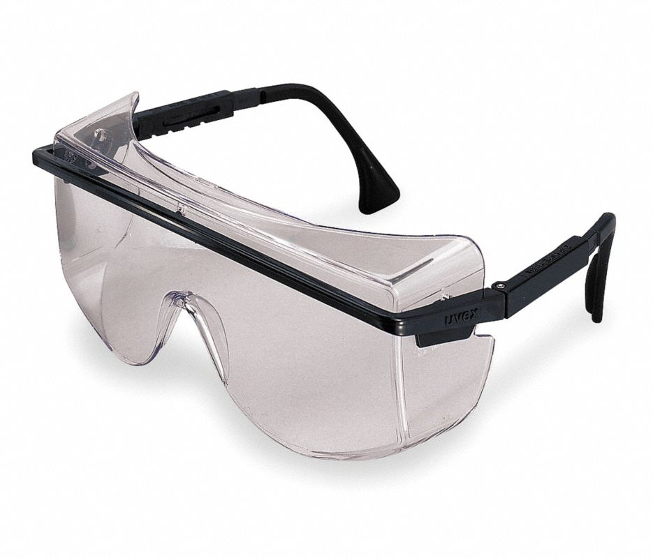 HONEYWELL UVEX Astrospec® OTG 3001 Scratch-Resistant Safety Glasses, Gray Lens Color