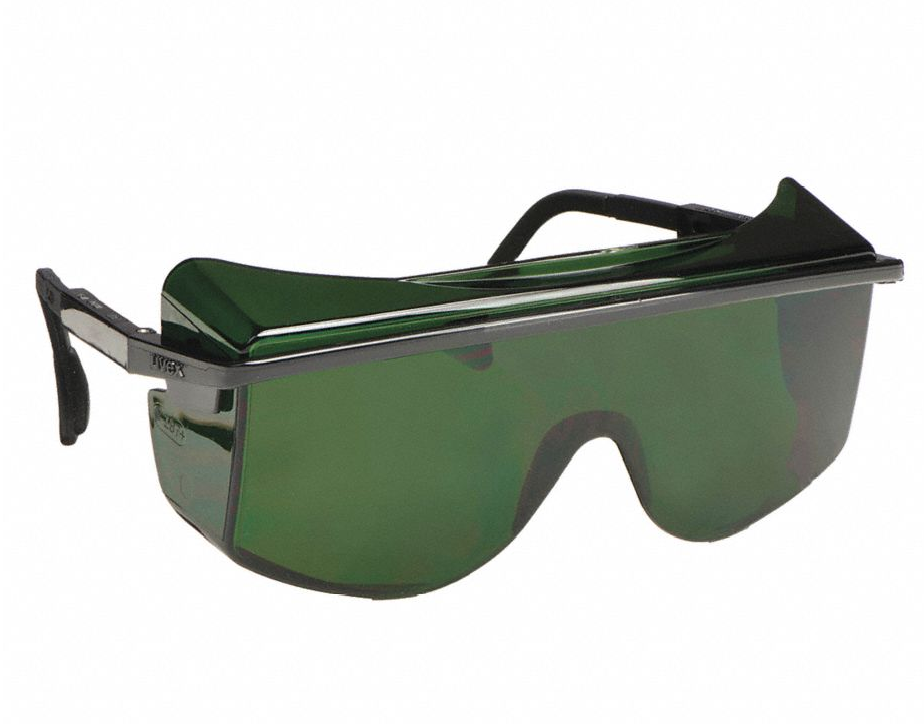 HONEYWELL UVEX Astrospec® OTG 3001 Scratch-Resistant Safety Glasses, Shade 5.0 Lens Color