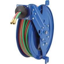 Load image into Gallery viewer, Spring Driven Dual Hose Reel 1/4 Inch x 75 Ft 200 PSI with Hose - Coxreels SG19WT-175